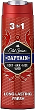 Парфумерія, косметика Шампунь-гель для душу 2 в 1 - Old Spice Captain Shower Gel + Shampoo