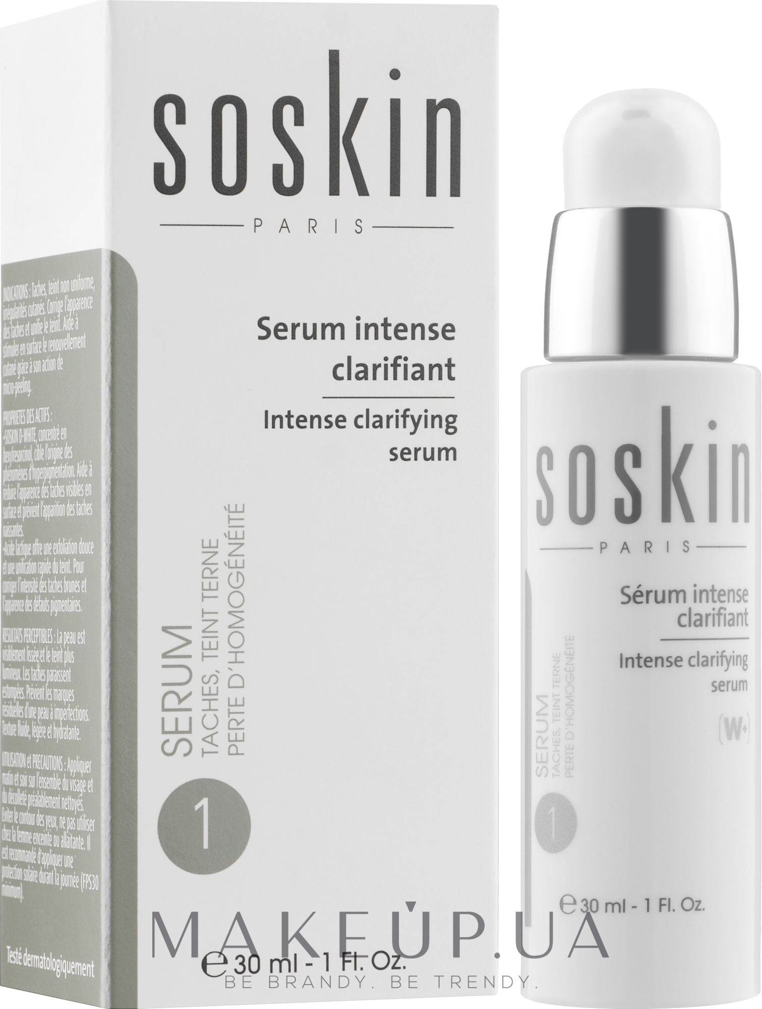 Осветляющая сыворотка для лица - Soskin Intense Clarifying Serum — фото 30ml