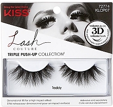 Парфумерія, косметика Накладні вії - Kiss Lash Couture Triple Push Up False Collection Teddy