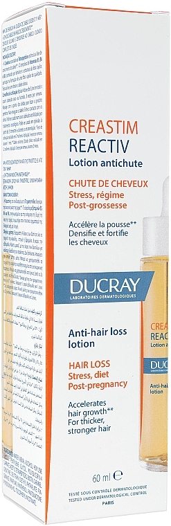Лосьйон проти випадіння волосся - Ducray Creastim Anti-hair Loss Lotion — фото N2