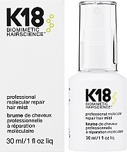 Мист для волос - K18 Hair Biomimetic Hairscience Professional Molecular Repair Hair Mist — фото N2