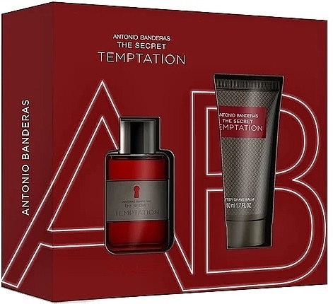 Antonio Banderas The Secret Temptation - Набір (edt/50ml + ash/balm/75ml) — фото N1