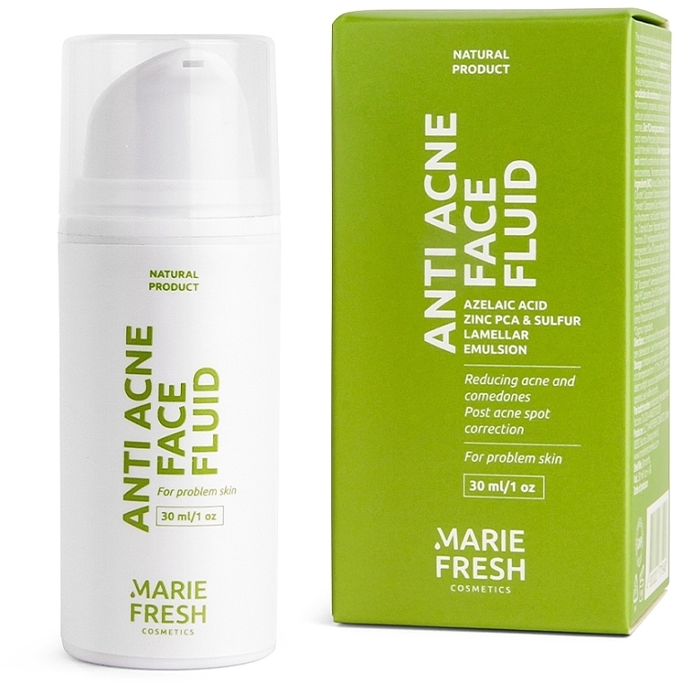 УЦІНКА Антиакне крем-флюїд - Marie Fresh Cosmetics Clarifying face fluid * — фото N2