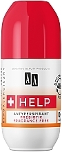 Дезодорант-антиперспирант - AA Help+ Prebiotic Roll-On Antyperspirant — фото N1