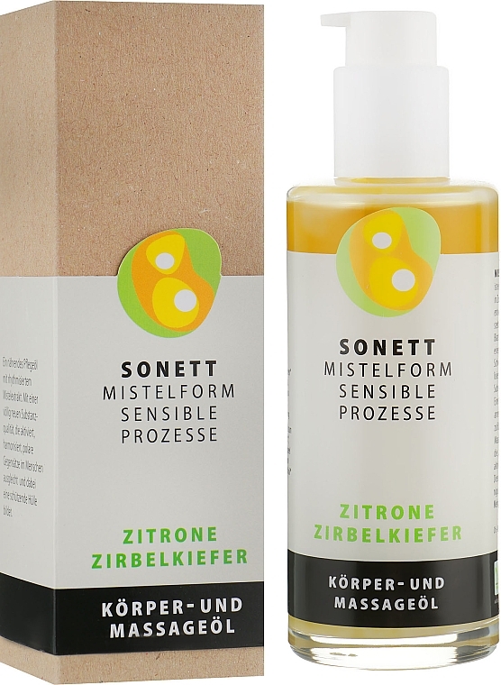 Органічна масажна олія "Цитрус" - Sonnet Citrus Massage Oil * — фото N1