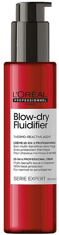 Термозащитный крем - L'Oreal Professionnel Serie Expert Blow-Dry Fluidifier — фото N1