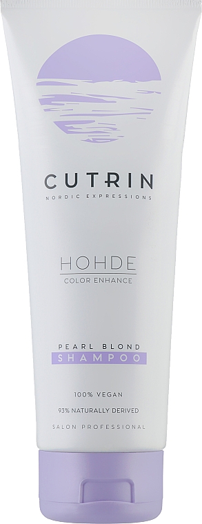 Тонирующий жемчужный шампунь - Cutrin Hohde Toning Pearl Shampoo — фото N1