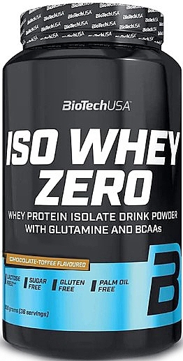 Протеїн "Шоколад тофі" - BiotechUSA ISO Whey Zero Lactose Free Chocolate Toffee Protein — фото N2