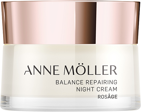 Відновлювальний нічний крем для обличчя - Anne Moller Rosage Balance Repairing Night Cream — фото N1