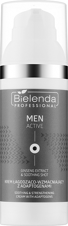 Успокаивающий и укрепляющий крем - Bielenda Professional Men Active Cream — фото N1