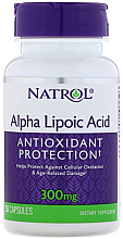 Парфумерія, косметика Альфа-ліпоєва кислота, 300 мг - Natrol Alpha Lipoic Acid
