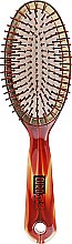 Парфумерія, косметика Дерев'яна масажна щітка для волосся, 02998, овальна - Eurostil Oval Brush