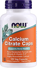 Парфумерія, косметика Цитрат кальцію в капсулах - Now Foods Calcium Citrate