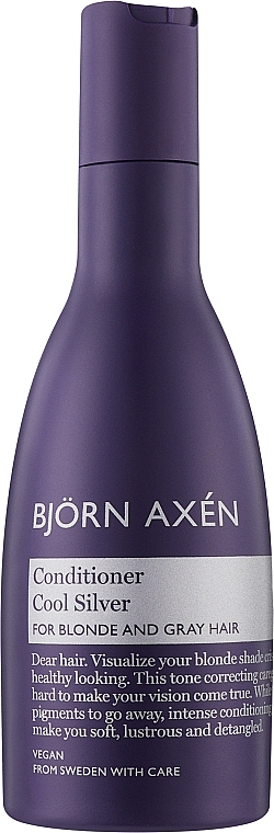 Кондиционер от желтизны волос - BjOrn AxEn Cool Silver Conditioner — фото N1