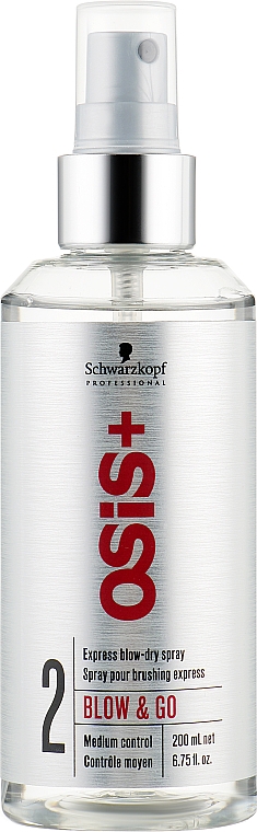 Экспресс-спрей для гладкости и ускорения сушки волос - Schwarzkopf Professional Osis+ Blow & Go Spray — фото N1