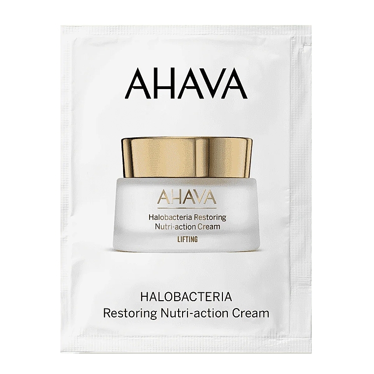 ПОДАРУНОК! Живильний відновлювальний крем - Ahava HaloBacteria Restoring Nutri-action Cream (пробник) — фото N1