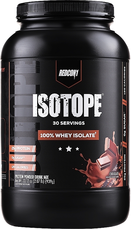 Протеїн сироватковий, шоколад - RedCon1 Isotope 100% Whey Isolate Chocolate — фото N1