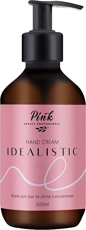 Крем для рук та нігтів з колагеном "Idealistic" - Pink Hand Cream — фото N2