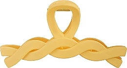 Заколка для волос, 20254, желтая - Top Choice Hair Ornaments — фото N1