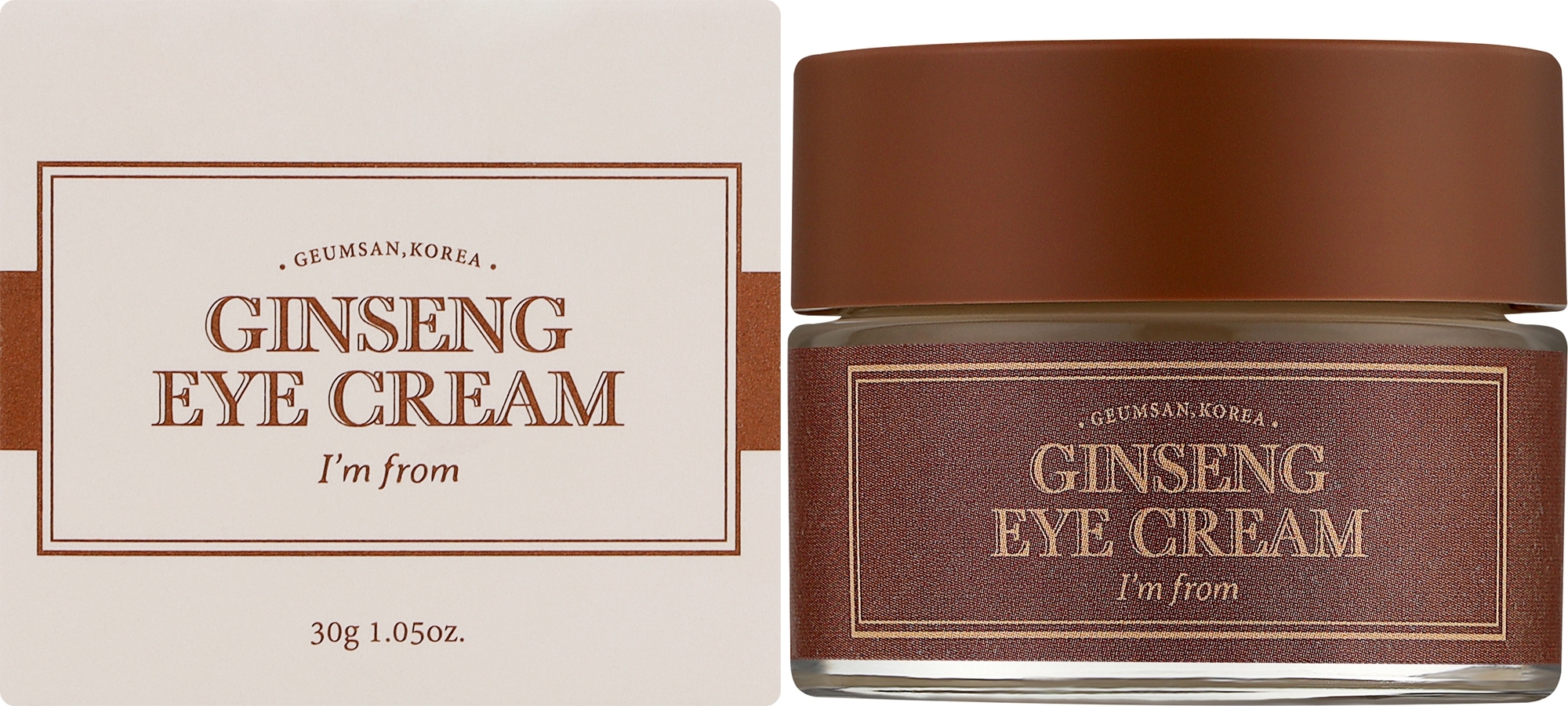 Крем для шкіри навколо очей - I'm From, Ginseng Eye Cream — фото 30ml