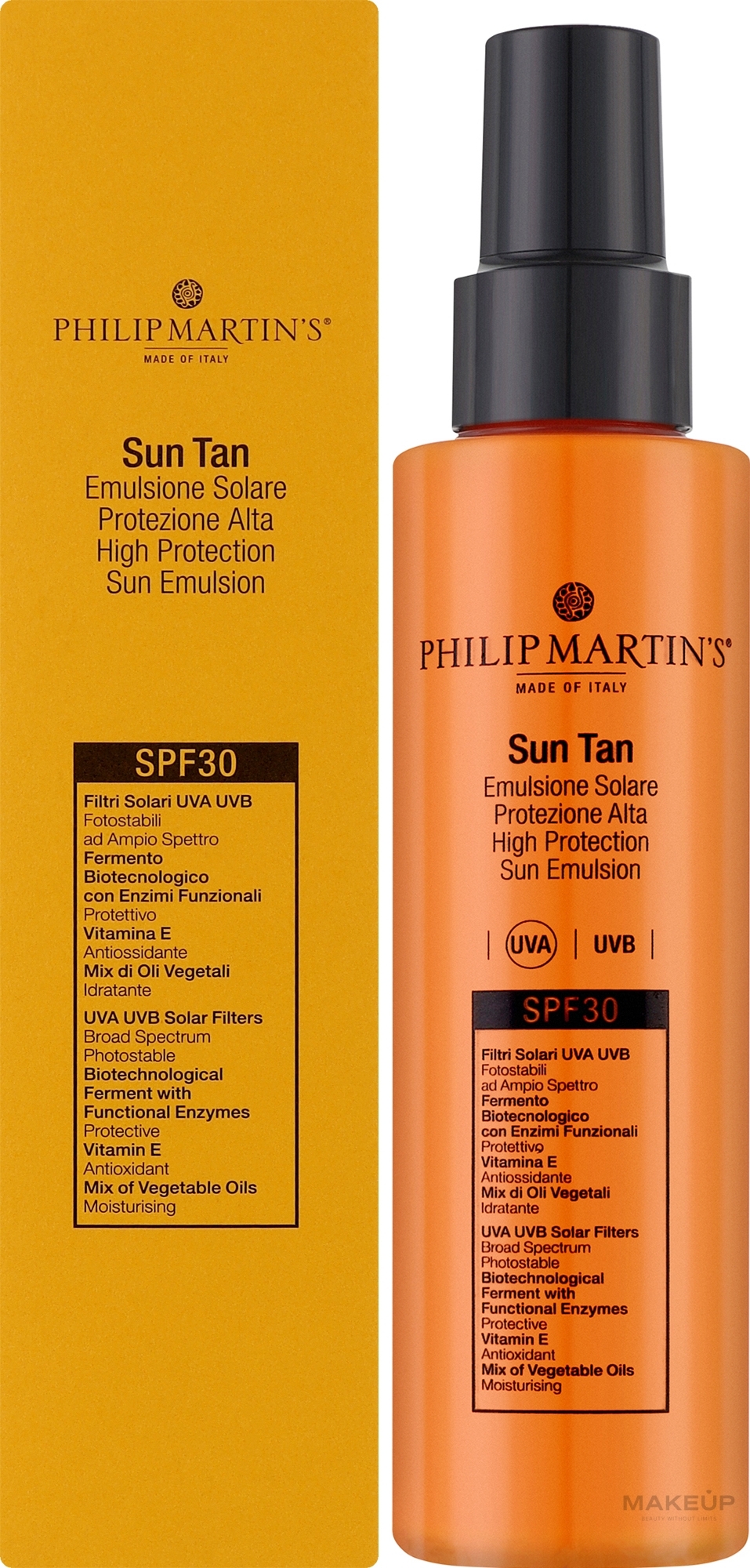 Солнцезащитная эмульсия SPF30 - Philip Martin's Sun Tan SPF 30 — фото 150ml