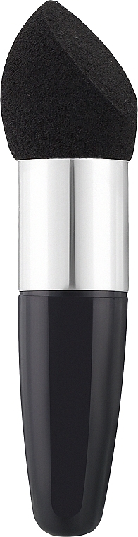 Косметический спонж с гладкой ручкой, черный - Bubble Bar — фото N1