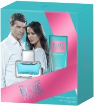 Духи, Парфюмерия, косметика Blue Seduction Antonio Banderas woman - Набор (edt 50ml + b/l 50ml)