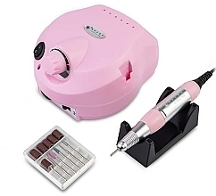 Фрезер для манікюру та педикюру, рожевий - Bucos Nail Drill Pro ZS-601 Pink — фото N7