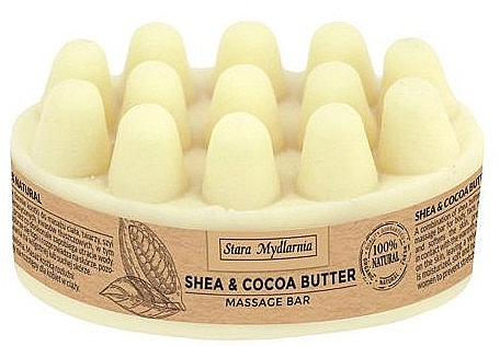 Массажное масло для тела - Stara Mydlarnia Body Mania Shea & Cocoa Butter Massage Bar — фото N1