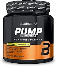 Предтренировочный комплекс "Лимонный чай со льдом" - BioTechUSA Pump Caffeine Free — фото N2