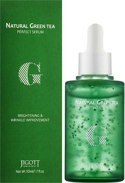 Сироватка для обличчя з зеленим чаєм - Jigott Natural Green Tea Perfect Serum — фото N2