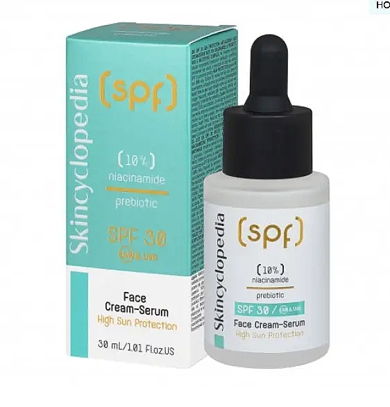 Крем-сыворотка для лица от высыпаний - Skincyclopedia Face Cream Serum SPF30 — фото N1