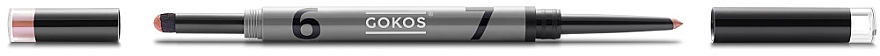 Помада-карандаш для губ 2в1 - Gokos Lipstick LipDesigner