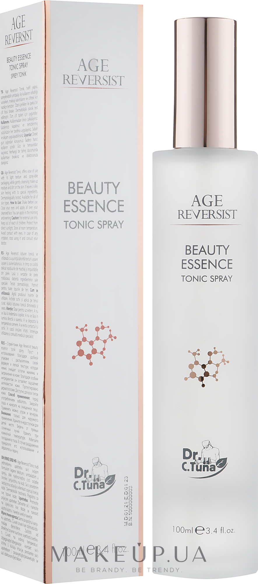 Тонік для обличчя - Farmasi Age Reversist Beauty Essence Tonic Spray — фото 100ml