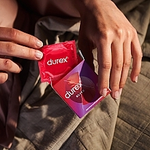 Презервативи латексні з силіконовою змазкою (тонкі), 3 шт - Durex Elite — фото N6