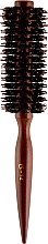 Парфумерія, косметика Щітка-брашинг CS-14D, з дерев'яною конусною ручкою та скошеним ворсом - Cosmo Shop