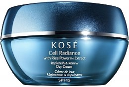 Духи, Парфюмерия, косметика Дневной крем для лица - Kose Rice Power Extract Replenish & Renew Day Cream