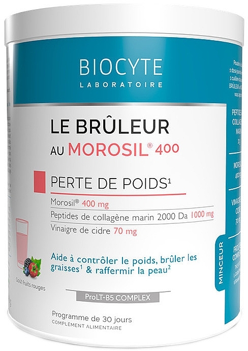 Дієтична добавка для схуднення та підтримки еластичності шкіри - Biocyte Le Bruleur Au Morosil — фото N1