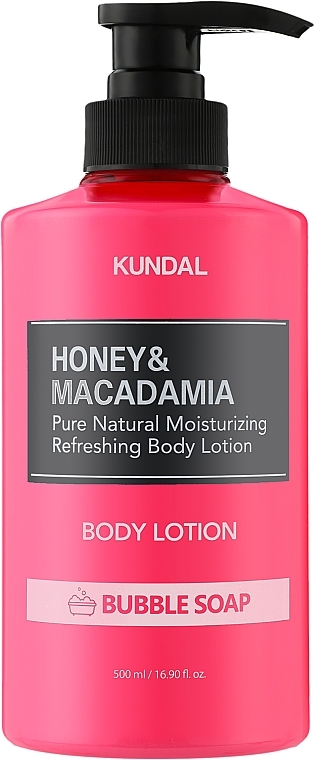 Лосьйон для тіла "Bubble Soap" - Kundal Honey & Macadamia Body Lotion  — фото N1