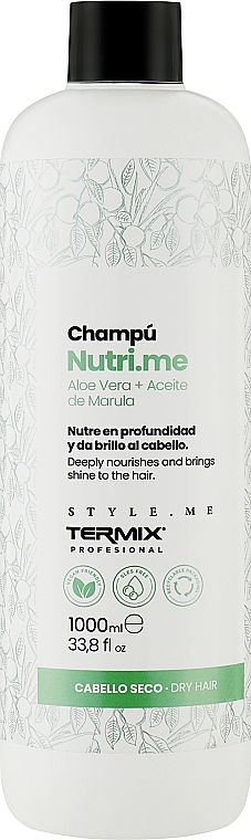 Живильний шампунь для волосся - Termix Style.Me Nutri.me Shampoo — фото N1