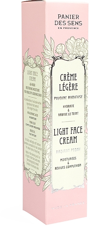 УЦЕНКА Лёгкий крем для лица - Panier des Sens Radiant Peony Light Face Cream * — фото N3