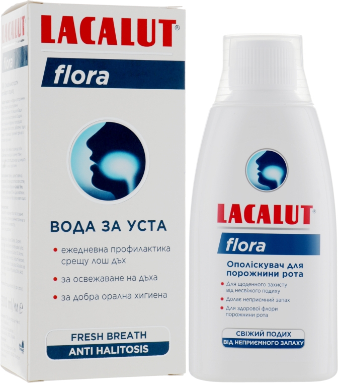 Ополаскиватель для рта "Flora" - Lacalut — фото N1