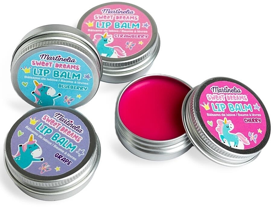 Бальзам для губ, черника - Martinelia Sweet Dreams Unicorn Lip Balm — фото N2