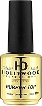 Топ для гель-лака, каучуковый - HD Hollywood Rubber Top — фото N2