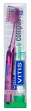 Духи, Парфюмерия, косметика Набор - Dentaid Vitis Compact Soft Toothbrush + Aloe (toothbrush + toothpaste/15ml)