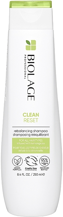 Очищающий шампунь для всех типов волос - Biolage Normalizing CleanReset Shampoo — фото N1
