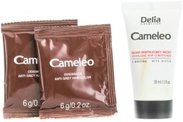 Духи, Парфюмерия, косметика УЦЕНКА Антиседин для шатенов - Delia Cameleo Men Anti Grey Hair Color *