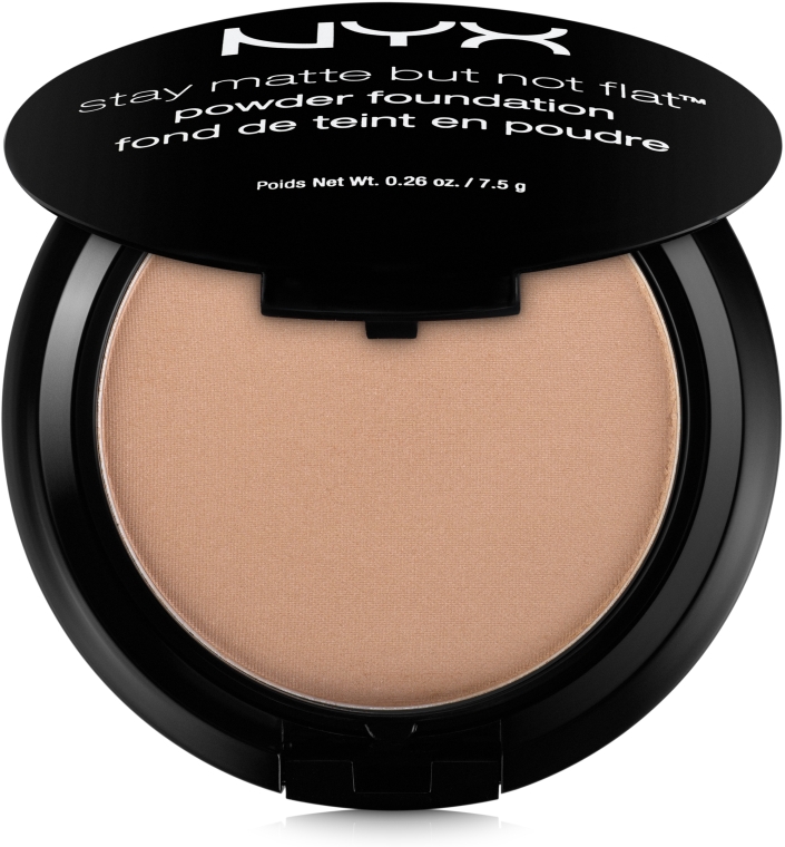 Пудра для обличчя - NYX Professional Makeup Stay Matte But Not Flat Powder Foundation