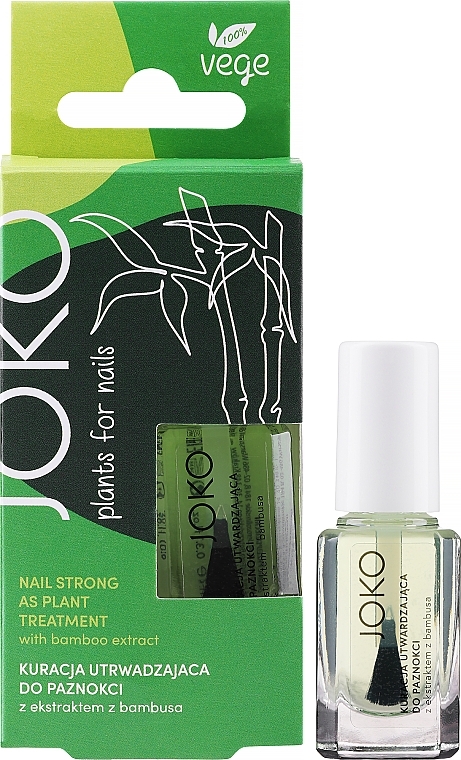 Засіб для зміцнення нігтів з екстрактом бамбука - Joko Nails Strong As Plant Treatment — фото N1