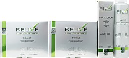 Духи, Парфюмерия, косметика Набор - Green Light Relive Scalp Wellness Balance (sh/250ml + fluid/150ml + lotion/12x8ml + lotion/12x8ml)